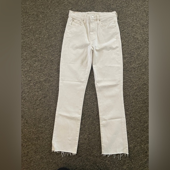 FRANK & EILEEN Jeans W 25 Cork Everyday Natural Button Fly Raw Hem - Picture 2 of 12